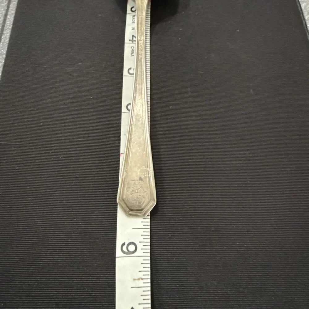 Antique WM Rogers Mfg Co Silver Extra Plate Serving Spoon “Original Rogers”